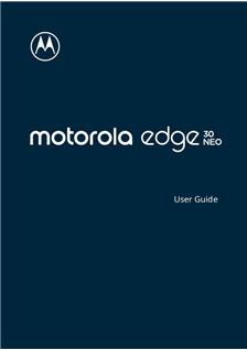 Motorola Edge 30 Neo manual. Smartphone Instructions.